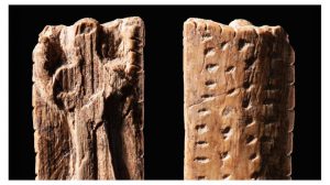 A 40,000–50,000-year-old ivory object found in Germany features markings that might be an early form of writing. Scientists believe the markings don’t represent spoken words but carry some sort of meaning or information and aren’t merely decorative.