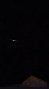 A Meteoroid streak over Sydney, Australia
