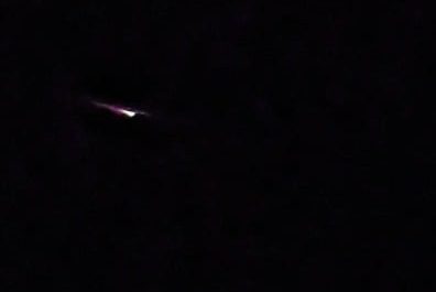 A Meteoroid streak over Sydney, Australia