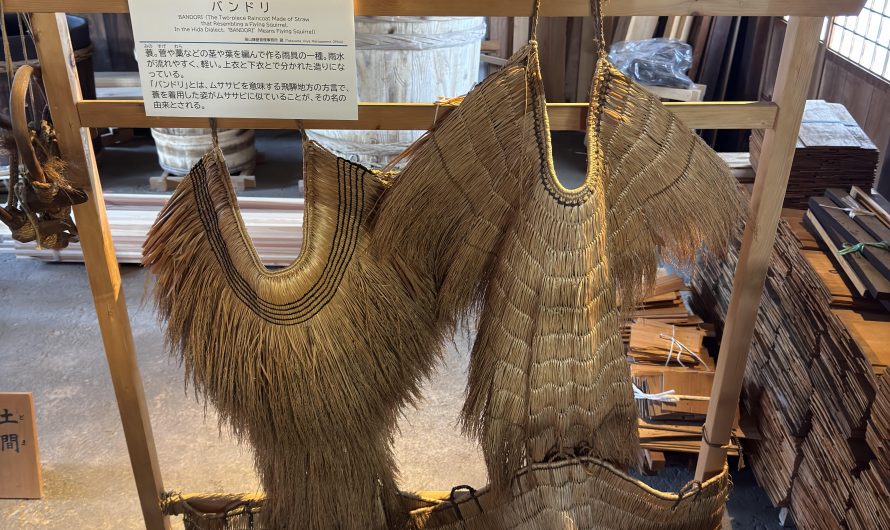 A Mino, the Traditional Straw Raincoat of East Asia — Nagoya, Japan