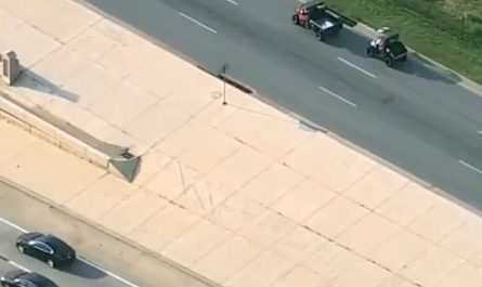 A cow got loose on the highway in Oklahoma, so they called in a cowboy to handle it.