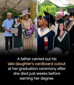 A father made sure his daughter didn't miss graduation.