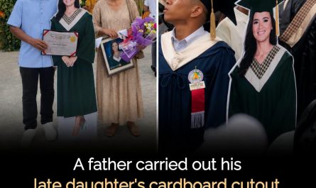 A father made sure his daughter didn't miss graduation.