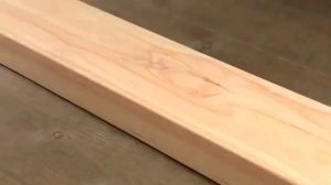 A stop motion video of woodwork.