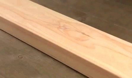 A stop motion video of woodwork.