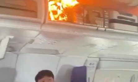 “Air China flight made an emergency landing in Shanghai, the airline said, after a lithium battery in a passenger's carry-on bag ignited.”