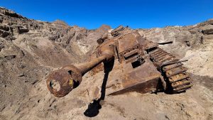 An almost complete but heavily oxidized German StuG III was found buried in sand in northern Germany.