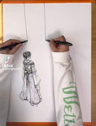 And that too with two hand