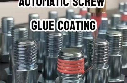 Automatic screw glueing