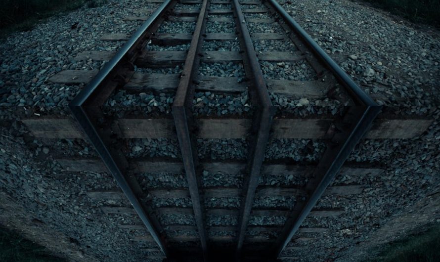 Balancing a car (RX7 FD) on a set of train tracks