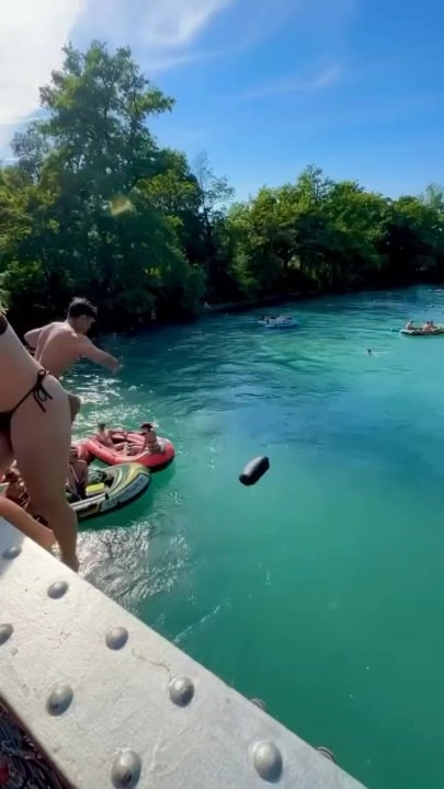 Bern, Switzerland - The Aare River is so clean that locals and tourists swim right through the heart of the city. It's been named one of the best urban swimming spots in the world