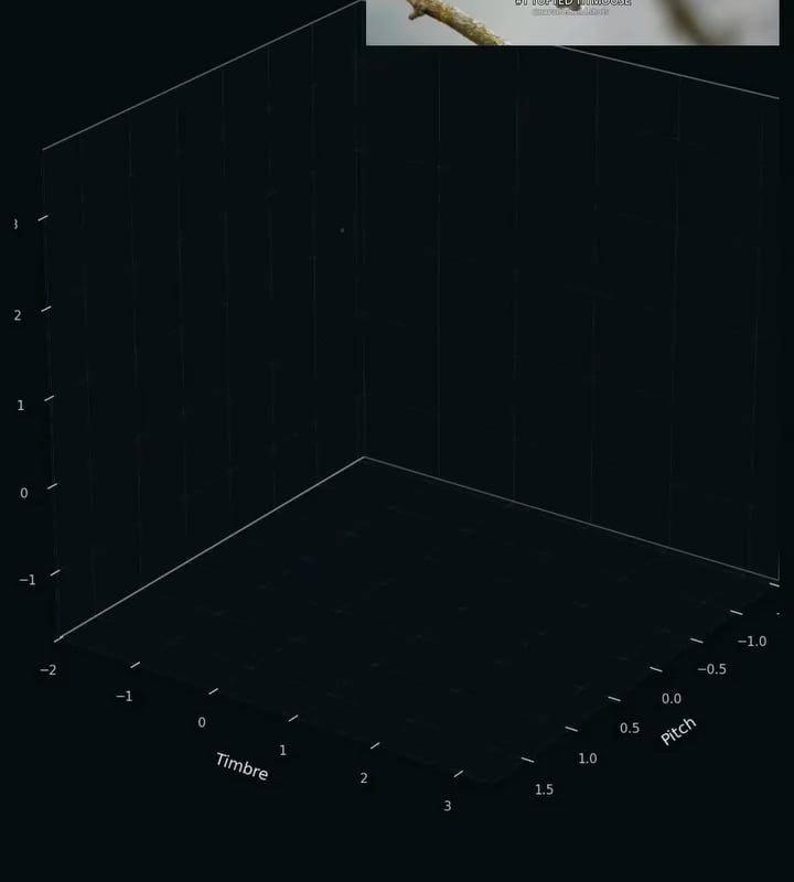 Bird sounds being mapped as graphs for research