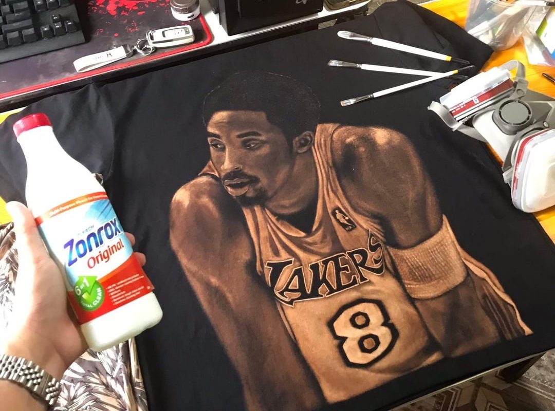 Bleach art painting | Kobe Bryant