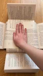 Books flipping their own pages
