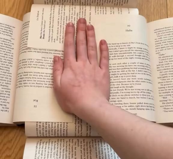 Books flipping their own pages