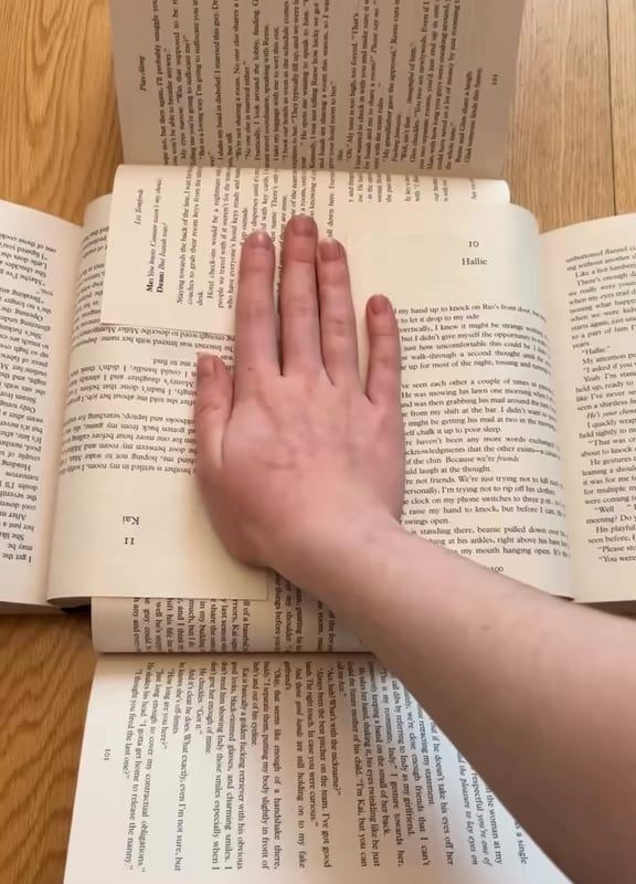 Books flipping their own pages