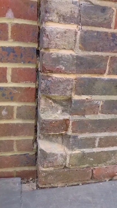 Brick repair with almost perfect colour matching