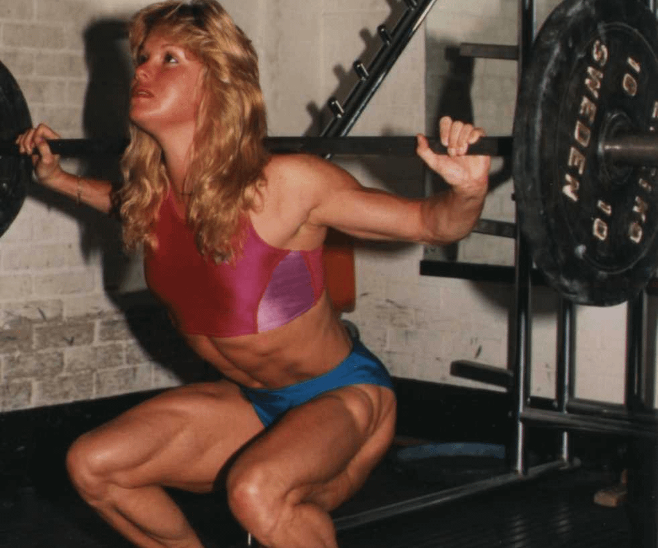British commonwealth and Olympic hurdle athlete Wendy Jeal (Essex, 1960) training hard for the Seoul, south Korea games of 1988. She was nicknamed "the girl with the steel legs" for her incredible leg development.