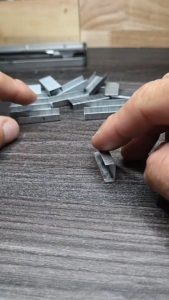 Building a perfect cube out of staples