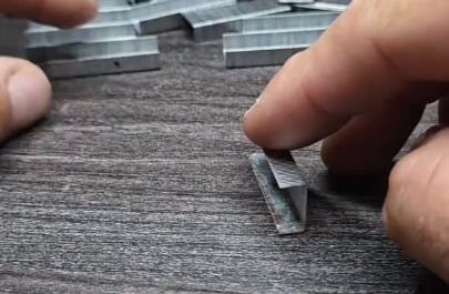 Building a perfect cube out of staples
