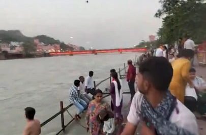 Catching a floating object.