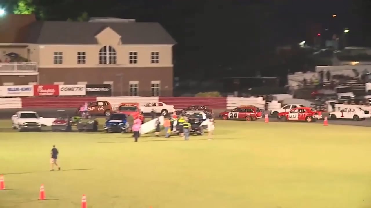 Chain racing, the front car has an engine but no brakes. The second car has brakes but no engine