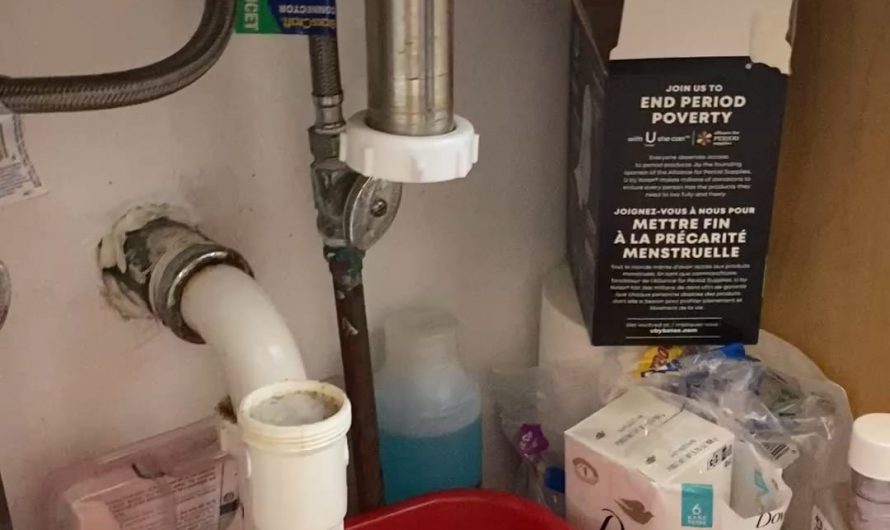 Clearing the sink drain