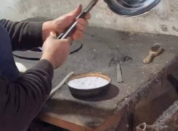 Copper Tinning Process in Turkish Workshop