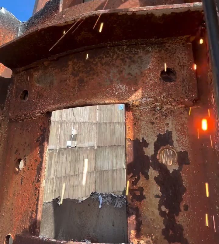 Demolition gone right