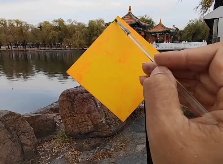 Disappearing painting