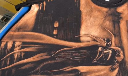 Finally finished Bleach art shirt! Spawn.