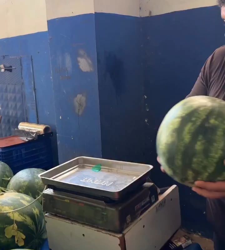 Fooling around with watermelon