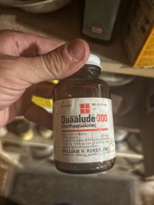 Found in the back room of my pharmacy, tablets still in bottle - circa 1975