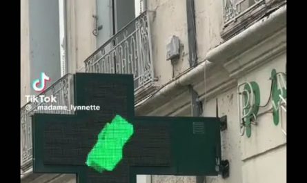 French pharmacy signs go way too hard