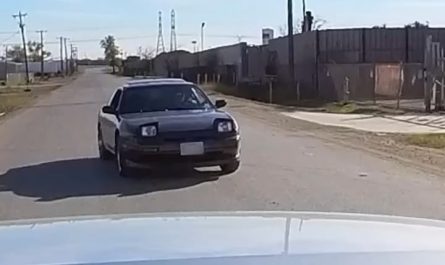 Guy did a J-turn, reversed, winked at you, another J-turn and drifted away