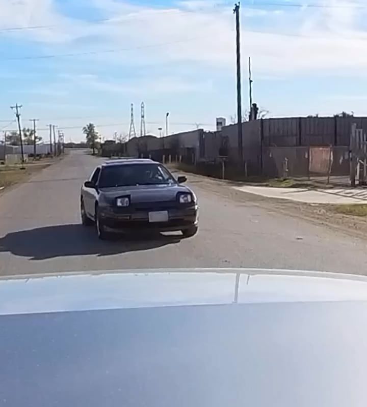 Guy did a J-turn, reversed, winked at you, another J-turn and drifted away