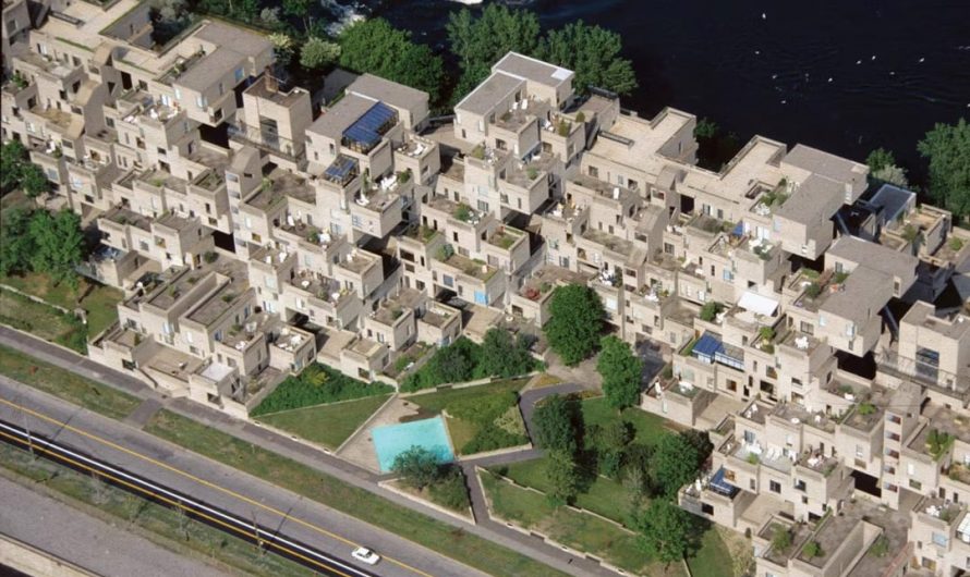 Habitat 67, one of Montréal’s most prominent architectural icons .