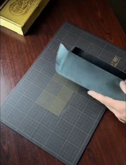 Handcrafting a leather sunglasses case