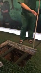 Hidden Floor Traps Used by the Viet Cong