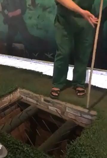 Hidden Floor Traps Used by the Viet Cong