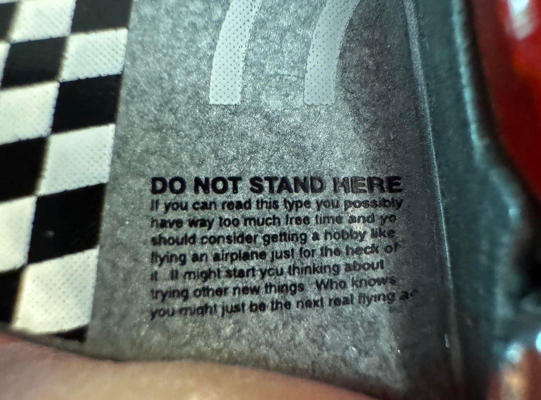 Hidden message on a 2004 Hot Wheels plane makes me rethink my career path