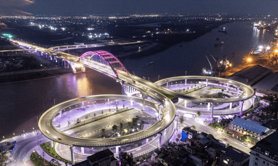 Hoang Van Thu Bridge, Hai Phòng, Vietnam