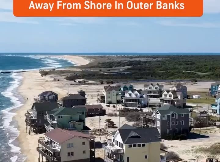 Homeowner moves entire beachfront house inland after neighboring homes collapsed into the ocean