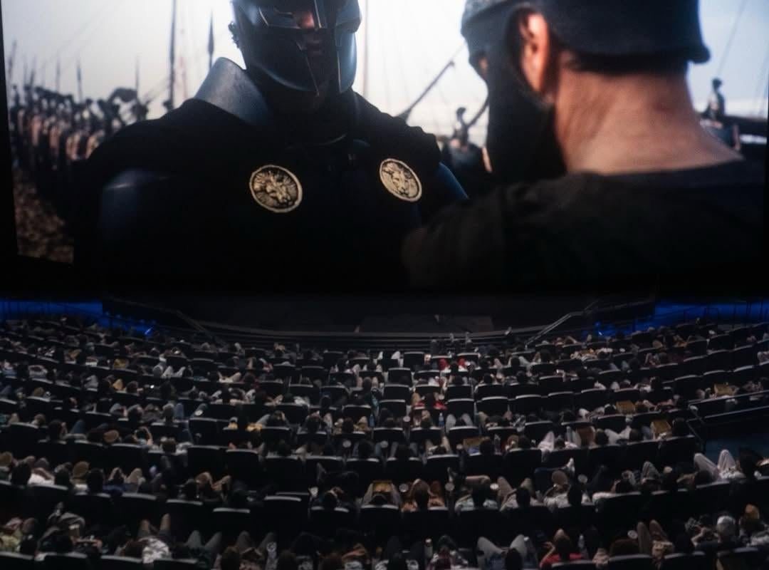 How 70MM IMAX movies look from the projectionist view: