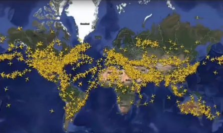How the world’s skies looked on July 23, 2026, during a record-breaking 153,359 commercial flights in 24 hours
