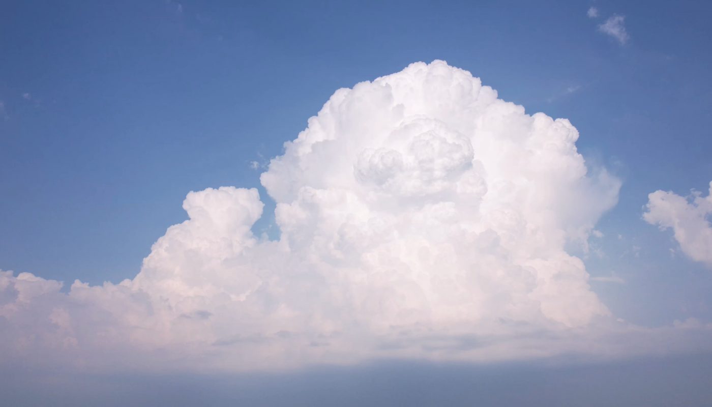 I caught this hyperlapse of a storm cloud with my drone today