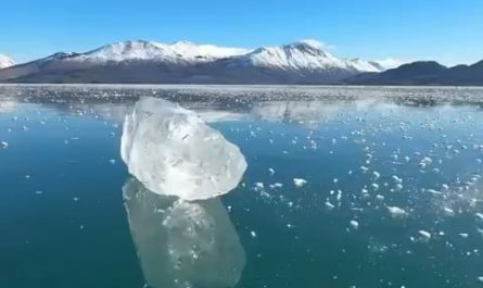 Ice skating on ice