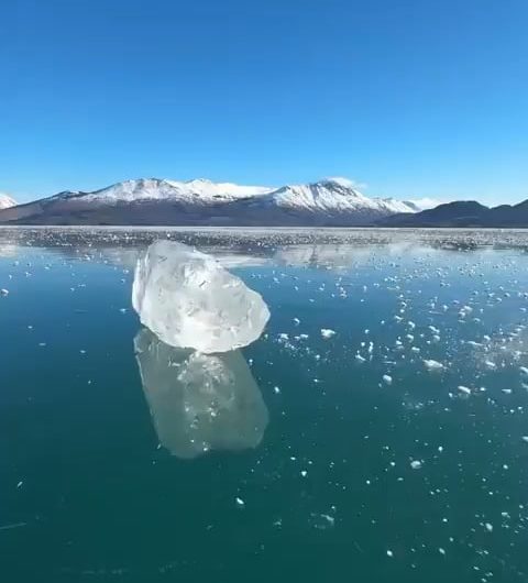 Ice skating on ice