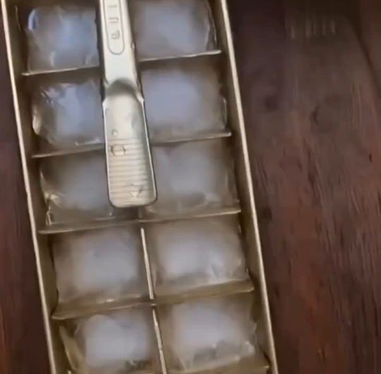 Ice tray from the 1930s
