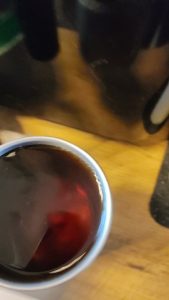 Icecubes floating up